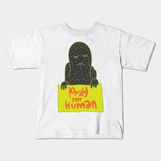 Pray For Human Kids T-Shirt